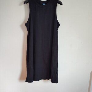 Ladies SZ L Old Navy Black Tank Dress